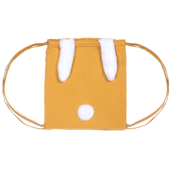 BB & Co Rabbit honeycomb backpack - mustard - Euromallusa