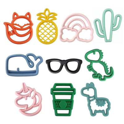 Chew Crew Silicone Baby Teethers - Euromallusa