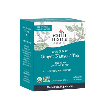 Earth Mama Organics Ginger Nausea Tea (10-211) - Euromallusa