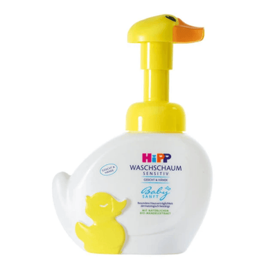 HiPP Baby Soft Sensitive Wash Foam Duck, 250ml (DA90108) - Euromallusa