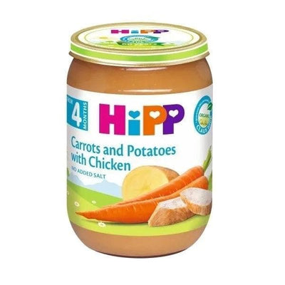 HiPP Carrots and Potatoes with Chicken Puree 190g (6264) - Euromallusa