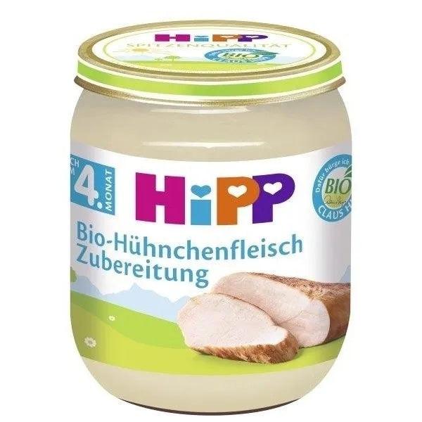HiPP Chicken Preparation Puree 125g (6020) - Euromallusa
