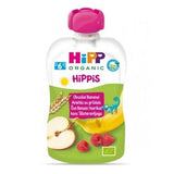 HiPP Hippis Apple Banana Raspberry With Wholemeal Cereal Puree 100G (8534) - Euromallusa