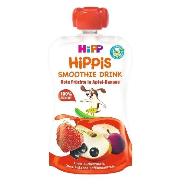HiPP Hippis Smoothie Drink Apple Banana Berries 120g (8601) - Euromallusa