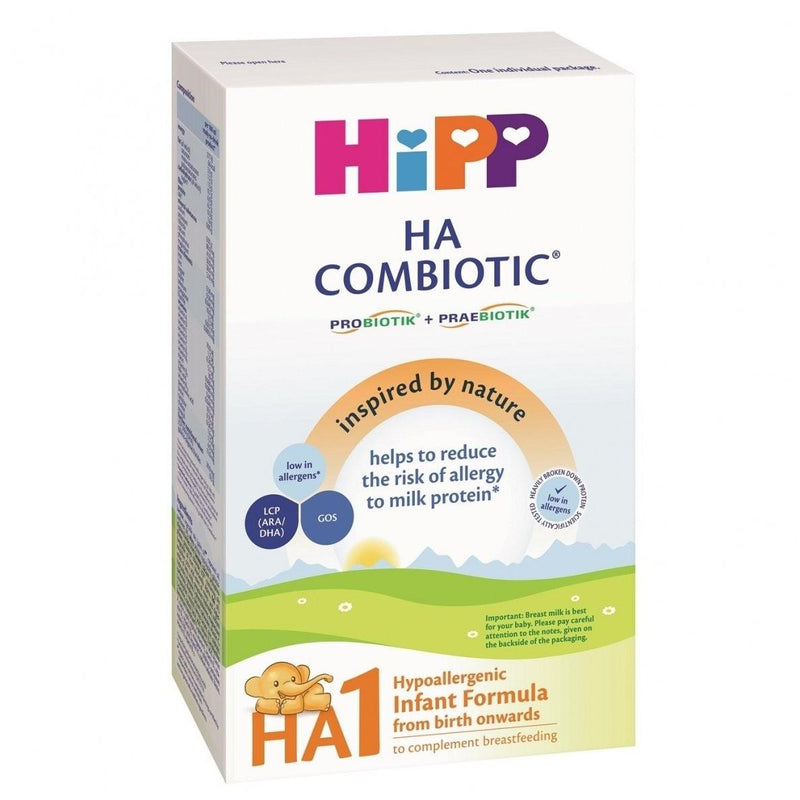 HIPP Hypoallergenic (HA) combiotik HA1 milk powder (350g) - Euromallusa
