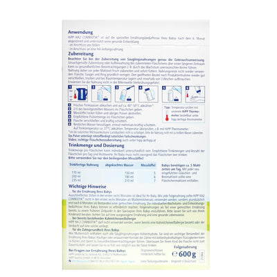 HIPP Hypoallergenic (HA) combiotik HA2 milk powder (600g)- German - Euromallusa