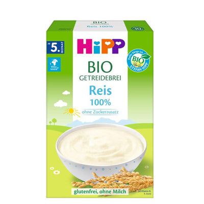 HiPP Organic Porridge 100% Rice (200g) 5 months+ (DA30402) - Euromallusa