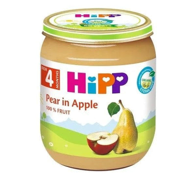 HiPP Pear In Apple Puree 125G (4320) - Euromallusa