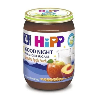 HiPP Semolina Apple Peach Milk Puree 190G (5509) - Euromallusa