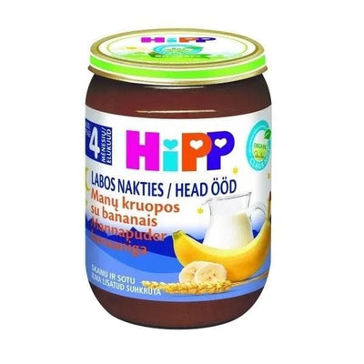 HiPP Semolina With Bananas Milk Puree 190G (5512) - Euromallusa