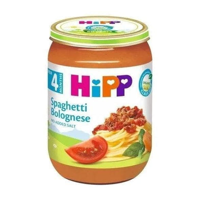 HiPP Spaghetti Bolognese Puree in Jar 190G (6230) - Euromallusa