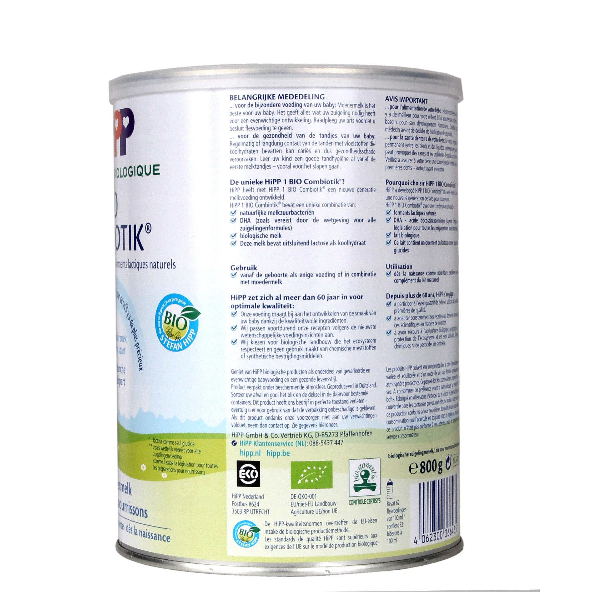 HiPP Stage 1 - Dutch Combiotik Organic Formula