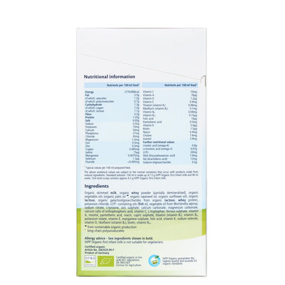 HiPP Stage 1 Organic Combiotic First Infant Milk Formula (800g)- UK - Euromallusa