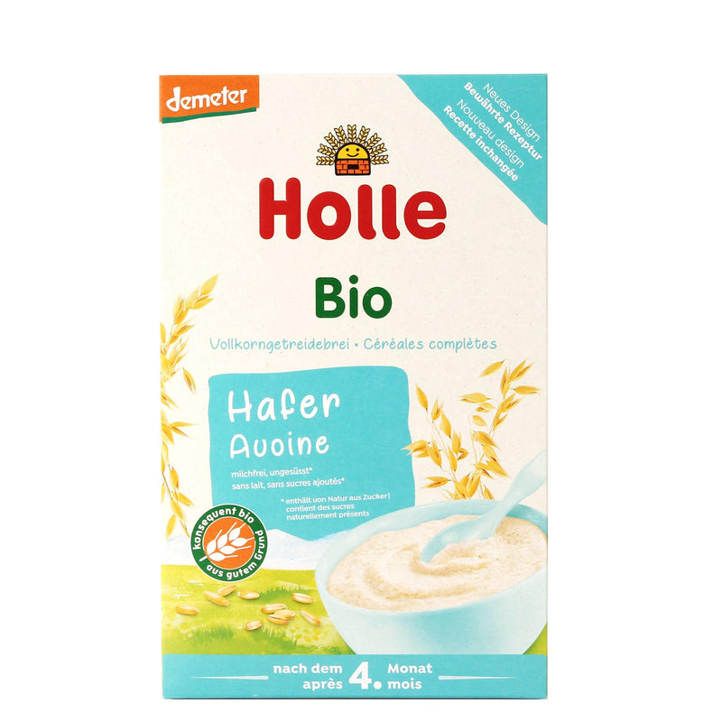 Holle Oatmeal (Haferflocken) Organic Porridge Cereal (250g) - Euromallusa