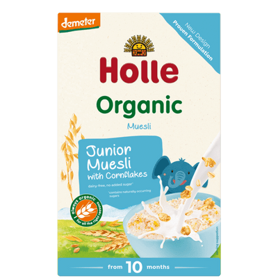 Holle Organic Junior Muesli Multigrain With Cornflakes 250 G ( 139742 ) - Euromallusa