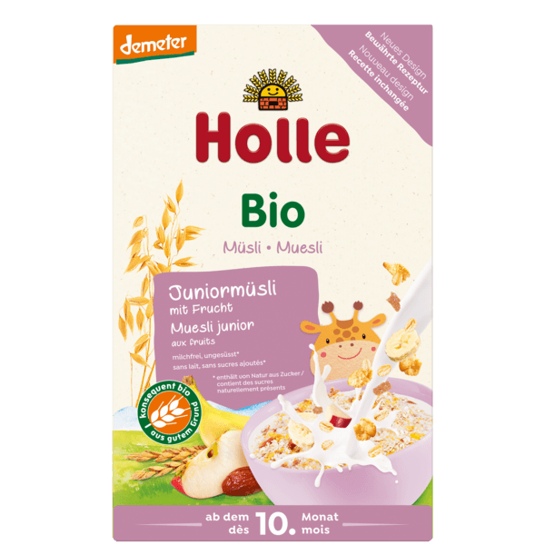 Holle Organic Junior Muesli Multigrain With Fruit 250 g (139942) - Euromallusa