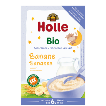 Holle Organic Milk Cereal With Bananas 250g (110309) - Euromallusa