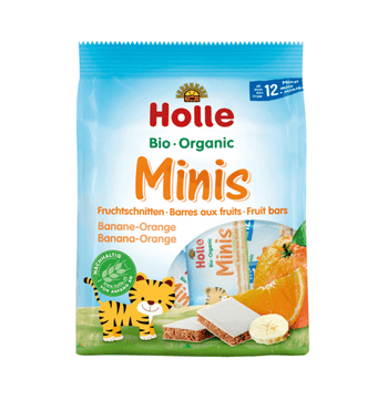 Holle Organic Minis Banana-Orange 100g (157404) - Euromallusa