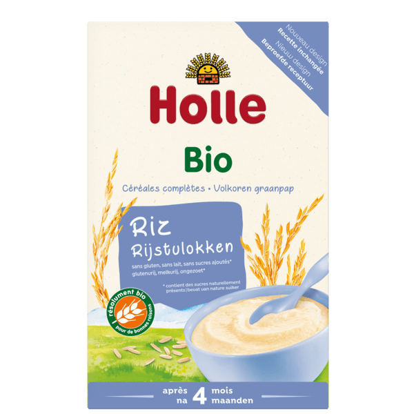 Holle Organic Wholegrain Cereal Rice Porridge 250g (109109) - Euromallusa