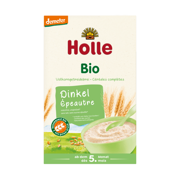 Holle Organic Wholegrain Cereal Spelt 250g (109309) - Euromallusa