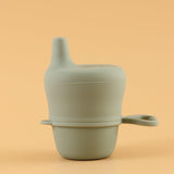 Silicone Cup with Sippy Lid (Sage) - Euromallusa