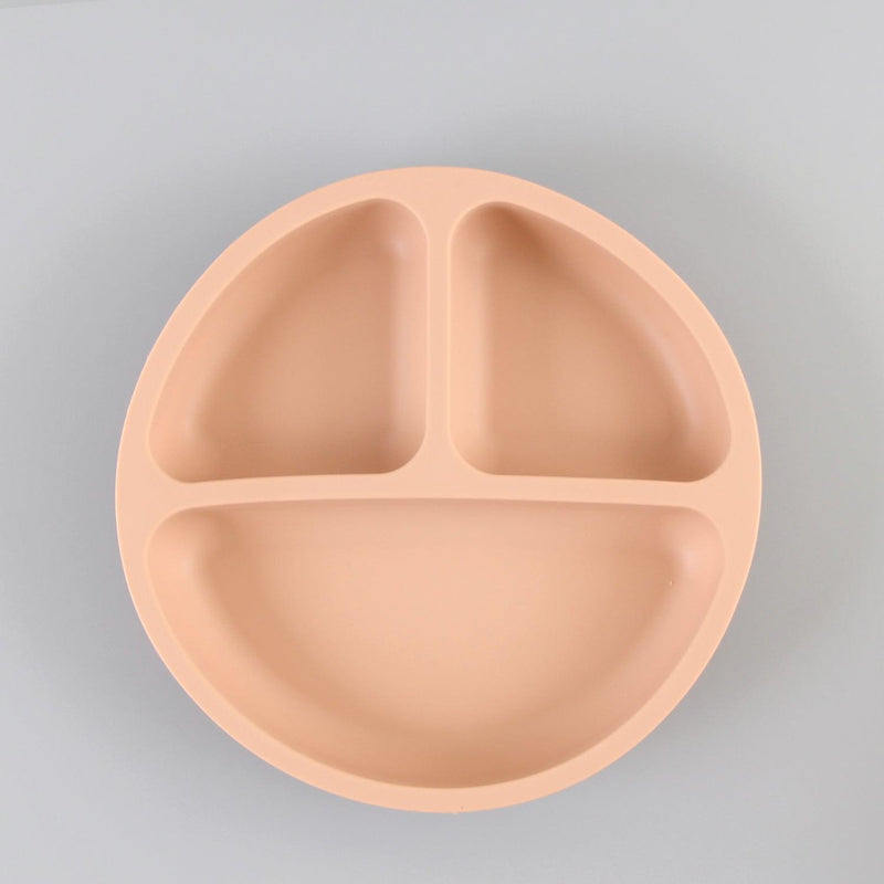 Silicone Divided Suction Plate (Apricot) - Euromallusa
