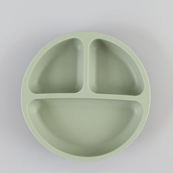 Silicone Divided Suction Plate (Sage) - Euromallusa